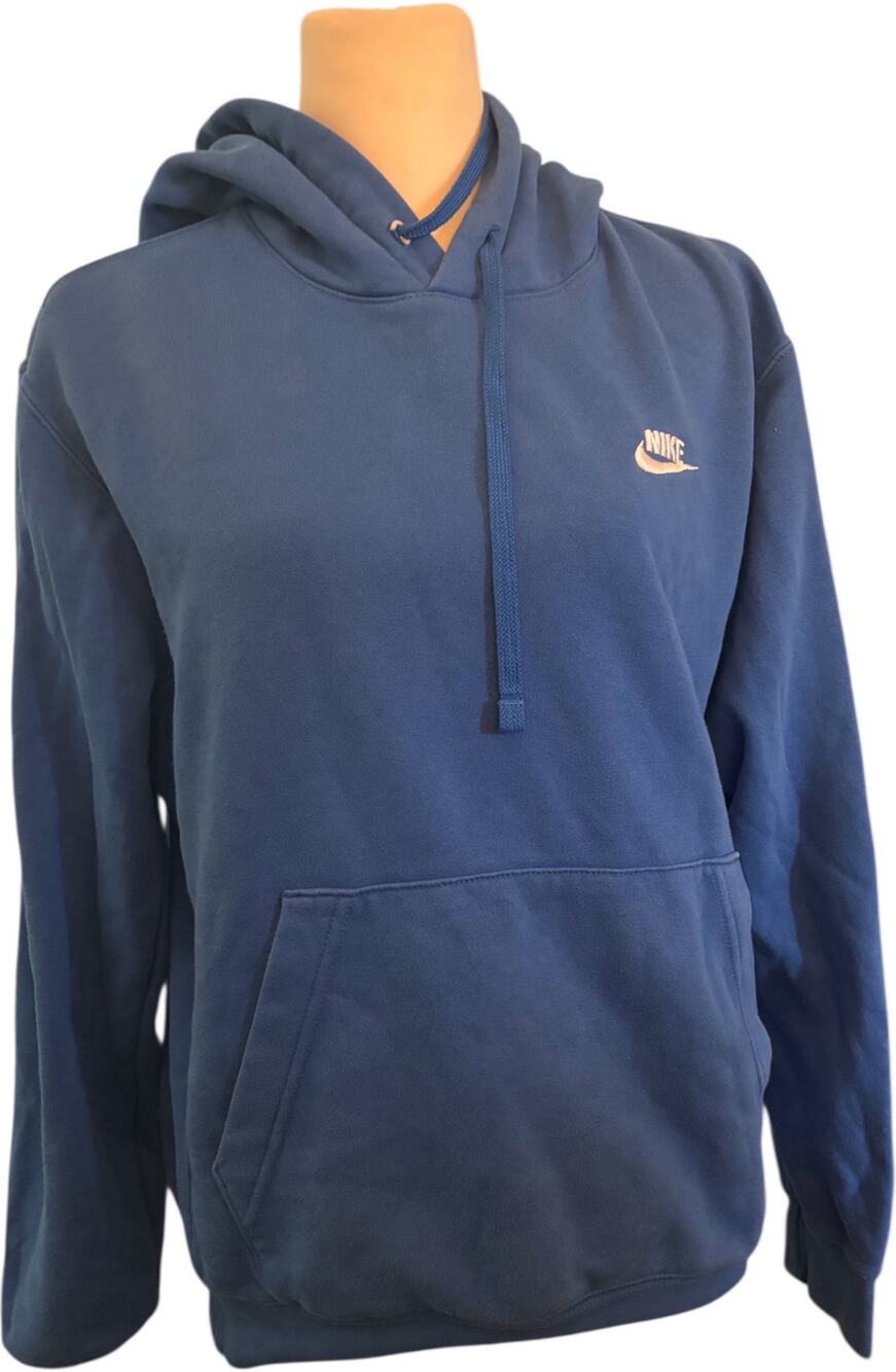 Nike Sportswear Club Fleece Pullover Hoodie, Blue, Men's Size Small